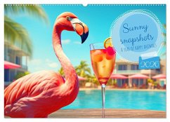 Sunny snapshots - A year of happy animals (Wall Calendar 2026 DIN A2 landscape), CALVENDO 12 Month Wall Calendar