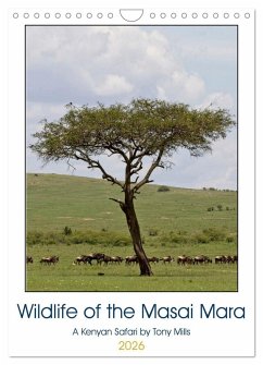 Wildlife of the Masai Mara (Wall Calendar 2026 DIN A4 portrait), CALVENDO 12 Month Wall Calendar