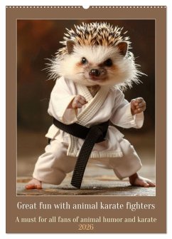 Great fun with animal karate fighters (Wall Calendar 2026 DIN A2 portrait), CALVENDO 12 Month Wall Calendar Great fun with animal karate fighters (Wall Calendar 2026 DIN A2 portrait), CALVENDO 12 Month Wall Calendar