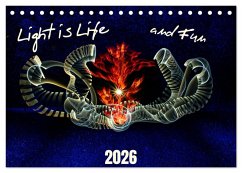 Cover Light is Life and Fun (Desk Calendar 2026 DIN A5 landscape), CALVENDO 12 Month DeskCalendar