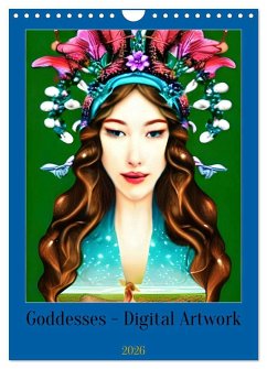Cover Goddesses - Digital Artwork (Wall Calendar 2026 DIN A4 portrait), CALVENDO 12 Month Wall Calendar