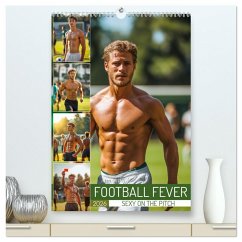 Cover Football Fever - Sexy on the Pitch (High Quality Premium Wall Calendar 2026 DIN A2 portrait),CALVENDO 12 Month Wall Calendar