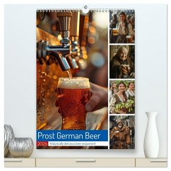 Prost German Beer (High Quality Premium Wall Calendar 2026 DIN A2 portrait),CALVENDO 12 Month Wall Calendar