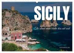 Sicily - The island where winter does not exist (Wall Calendar 2026 DIN A2 landscape), CALVENDO 12 Month Wall Calendar Cover Sicily - The island where winter does not exist (Wall Calendar 2026 DIN A2 landscape), CALVENDO 12 Month Wall Calendar