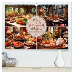 One year full of delights (High Quality Premium Wall Calendar 2026 DIN A2 landscape),CALVENDO 12 Month Wall Calendar
