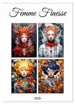 Femme Finesse (Wall Calendar 2026 DIN A2 portrait), CALVENDO 12 Month Wall Calendar