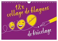 Cover 12 x collage de blagues - calendrier de bricolage (Calendrier mural 2026 DIN A4 vertical), CALVENDO calendrier mensuel