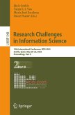 Research Challenges in Information Science (eBook, PDF)