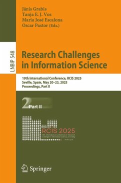 Cover Research Challenges in Information Science (eBook, PDF)