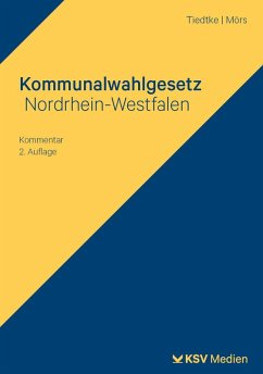 Cover Kommunalwahlgesetz Nordrhein-Westfalen