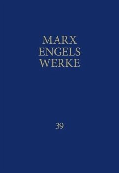 Cover MEW / Marx-Engels-Werke Band 39