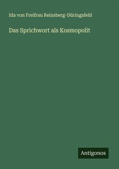Cover Das Sprichwort als Kosmopolit