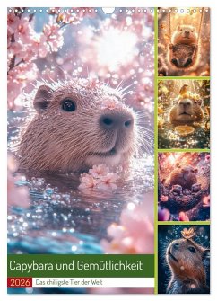 Capybara und Gemütlichkeit (Wandkalender 2026 DIN A3 hoch), CALVENDO Monatskalender Capybara und Gemütlichkeit (Wandkalender 2026 DIN A3 hoch), CALVENDO Monatskalender