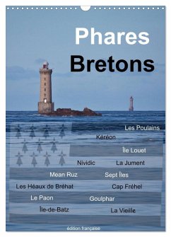 Cover Phares Bretons (Calendrier mural 2026 DIN A3 horizontal), CALVENDO calendrier mensuel