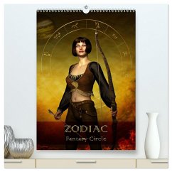 Zodiac Fantasy Circle (High Quality Premium Wall Calendar 2026 DIN A2 portrait),CALVENDO 12 Month Wall Calendar