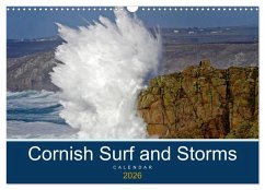 Cornish Surf and Storms (Wall Calendar 2026 DIN A3 landscape), CALVENDO 12 Month Wall Calendar
