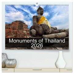 Cover Monuments of Thailand 2026 (High Quality Premium Wall Calendar 2026 DIN A2 landscape),CALVENDO 12 Month Wall Calendar