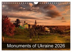 Cover Monuments of Ukraine 2026 (Wall Calendar 2026 DIN A4 landscape), CALVENDO 12 Month Wall Calendar
