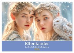 Elfenkinder - Zauberhaft lichtvolle Wesen (Wandkalender 2026 DIN A3 quer), CALVENDO Monatskalender