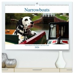 Cover Narrowboats (High Quality Premium Wall Calendar 2026 DIN A2 landscape),CALVENDO 12 Month Wall Calendar