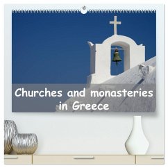 Cover Churches and monasteries in Greece (High Quality Premium Wall Calendar 2026 DIN A2 landscape),CALVENDO 12 Month Wall Calendar
