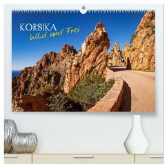 Korsika Wild und Frei (hochwertiger Premium Wandkalender 2026 DIN A2 quer), Kunstdruck in Hochglanz