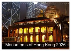 Monuments of Hong Kong 2026 (Wall Calendar 2026 DIN A4 landscape), CALVENDO 12 Month Wall Calendar