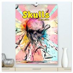 Skulls by Nico Bielow (High Quality Premium Wall Calendar 2026 DIN A2 portrait),CALVENDO 12 Month Wall Calendar
