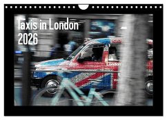 Cover Taxis in London / UK-Version (Wall Calendar 2026 DIN A4 landscape), CALVENDO 12 Month Wall Calendar