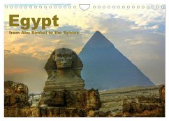 Egypt - from Abu Simbel to the Sphinx (Wall Calendar 2026 DIN A4 landscape), CALVENDO 12 Month Wall Calendar