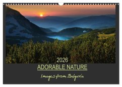 Cover Adorable Nature - Images from Bulgaria / UK-Version (Wall Calendar 2026 DIN A3 landscape), CALVENDO 12 Month Wall Calendar