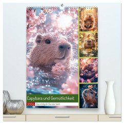 Capybara und Gemütlichkeit (hochwertiger Premium Wandkalender 2026 DIN A2 hoch), Kunstdruck in Hochglanz Capybara und Gemütlichkeit (hochwertiger Premium Wandkalender 2026 DIN A2 hoch), Kunstdruck in Hochglanz