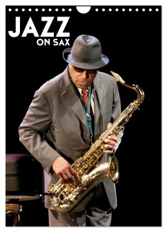 Cover Jazz on sax (Calendrier mural 2026 DIN A4 horizontal), CALVENDO calendrier mensuel