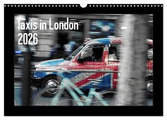 Cover Taxis in London / UK-Version (Wall Calendar 2026 DIN A3 landscape), CALVENDO 12 Month Wall Calendar