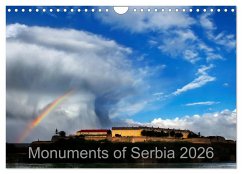Monuments of Serbia 2026 (Wall Calendar 2026 DIN A4 landscape), CALVENDO 12 Month Wall Calendar