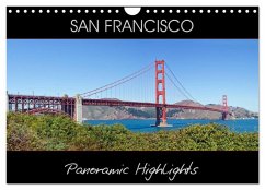 SAN FRANCISCO Panoramic Highlights (Wall Calendar 2026 DIN A4 landscape), CALVENDO 12 Month Wall Calendar SAN FRANCISCO Panoramic Highlights (Wall Calendar 2026 DIN A4 landscape), CALVENDO 12 Month Wall Calendar