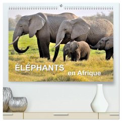 Éléphants en Afrique (Calendrier mural 2026 DIN A2 vertical) calendrier de bureau Éléphants en Afrique (Calendrier mural 2026 DIN A2 vertical) calendrier de bureau