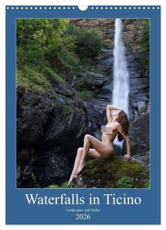 Cover Waterfalls in Ticino (Wall Calendar 2026 DIN A3 portrait), CALVENDO 12 Month Wall Calendar