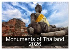 Monuments of Thailand 2026 (Wall Calendar 2026 DIN A4 landscape), CALVENDO 12 Month Wall Calendar