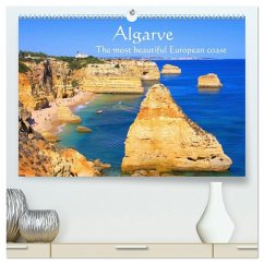 Algarve - The most beautiful European coast (High Quality Premium Wall Calendar 2026 DIN A2 landscape),CALVENDO 12 Month Wall Calendar Cover Algarve - The most beautiful European coast (High Quality Premium Wall Calendar 2026 DIN A2 landscape),CALVENDO 12 Month Wall Calendar