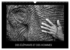 Cover DES ÉLÉPHANTS ET DES HOMMES (Calendrier mural 2026 DIN A3 vertical), CALVENDO calendrier mensuel