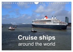 Cruise ships around the world (Wall Calendar 2026 DIN A4 landscape), CALVENDO 12 Month Wall Calendar