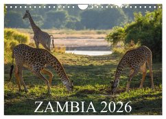 Zambia (Wall Calendar 2026 DIN A4 landscape), CALVENDO 12 Month Wall Calendar