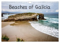 Cover Beaches of Galicia (Wall Calendar 2026 DIN A4 landscape), CALVENDO 12 Month Wall Calendar