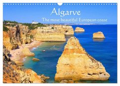 Algarve - The most beautiful European coast (Wall Calendar 2026 DIN A3 landscape), CALVENDO 12 Month Wall Calendar Cover Algarve - The most beautiful European coast (Wall Calendar 2026 DIN A3 landscape), CALVENDO 12 Month Wall Calendar