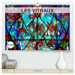 LES VITRAUX (Calendrier mural 2026 DIN A2 vertical) calendrier de bureau LES VITRAUX (Calendrier mural 2026 DIN A2 vertical) calendrier de bureau