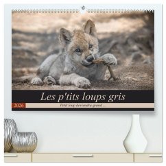 Cover Les p'tits loups gris (Calendrier mural 2026 DIN A2 vertical) calendrier de bureau