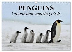 Cover Penguins Unique and amazing birds (Wall Calendar 2026 DIN A3 landscape), CALVENDO 12 Month Wall Calendar