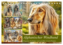 Afghanischer Windhund. Eleganter Sichtjäger und sensibler Couch-Potatoe (Tischkalender 2026 DIN A5 quer), CALVENDO Monatskalender