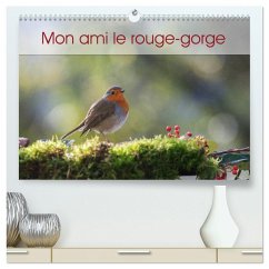 Cover Mon ami le rouge-gorge (Calendrier mural 2026 DIN A2 vertical) calendrier de bureau